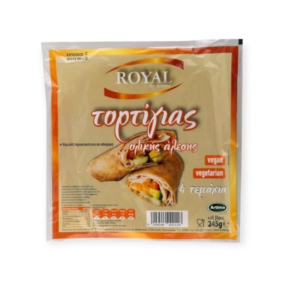 ΤΟΡΤΙΓΙΑ ΟΛΙΚΗΣ ΑΛΕΣΗΣ ROYAL Φ25(4ΤΕΜ) 245GR