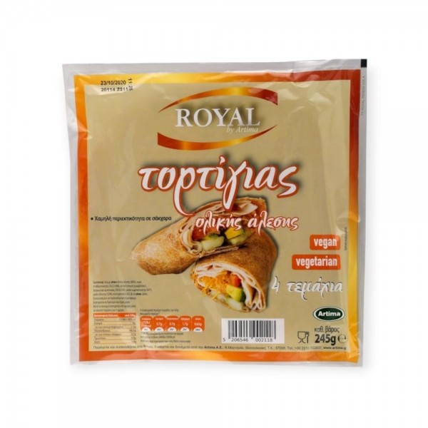 ΤΟΡΤΙΓΙΑ ΟΛΙΚΗΣ ΑΛΕΣΗΣ ROYAL Φ25(4ΤΕΜ) 245GR