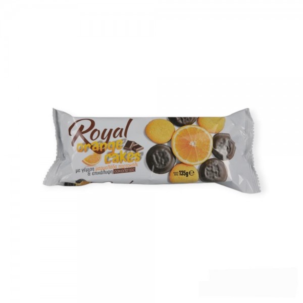 ΜΠΙΣΚΟΤΑ ΣΟΚΟΛΑΤΑΣ ROYAL ΜΕ ΠΟΡΤΟΚΑΛΙ 135gr