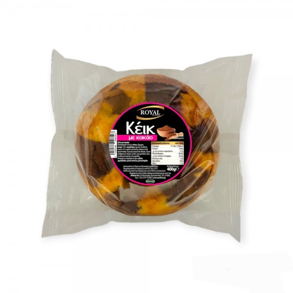 ΚΕΙΚ ΣΤΡΟΓΓΥΛΟ ΜΕ ΡΙΓΕΣ-ΣΟΚΟΛΑΤΑ 400GR