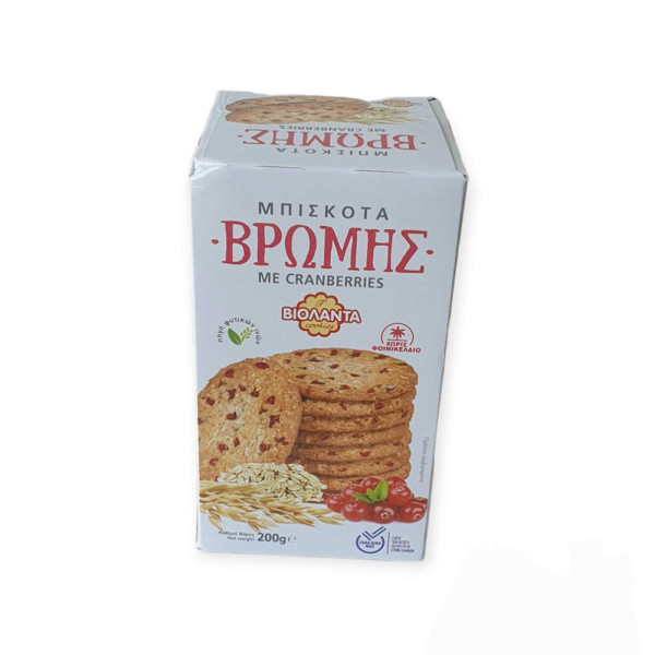 ΒΙΟΛΑΝΤΑ ΜΠΙΣΚΟΤΑ ΒΡΩΜΗΣ GRANBERRY 200GR