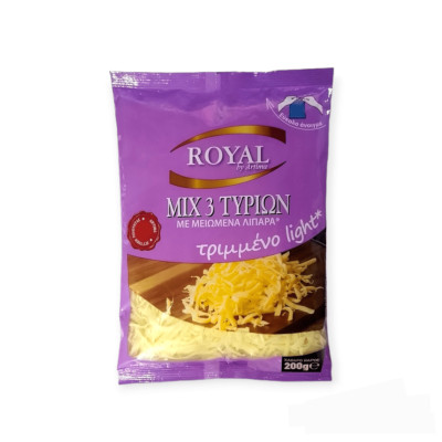 ΜΙΞ LIGHT 3 ΤΥΡΙΑ ΤΡΙΜΜΕΝΟ ROYAL 200GR