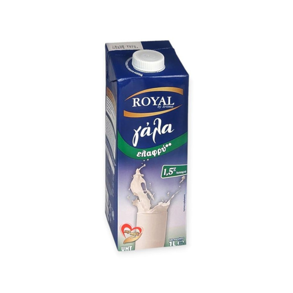 ΓΑΛΑ ROYAL UHT 1,5% ΛΙΠ 1L ΜΕ ΚΑΠΑΚΙ