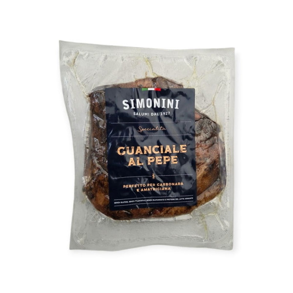 ΓΚΟΥΑΝΤΣΙΑΛΕ ΜΕ ΠΙΠΕΡΙ (GUANCIALE)~0,54Kg