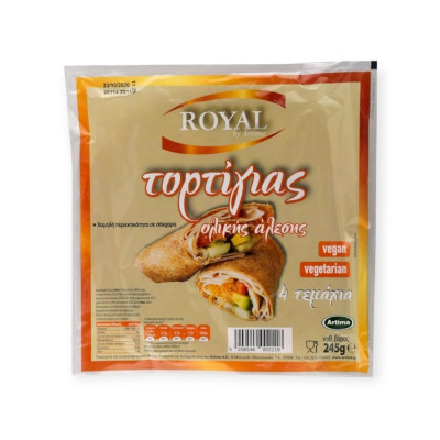 ΤΟΡΤΙΓΙΑ ΟΛΙΚΗΣ ΑΛΕΣΗΣ ROYAL Φ25(4ΤΕΜ) 245GR
